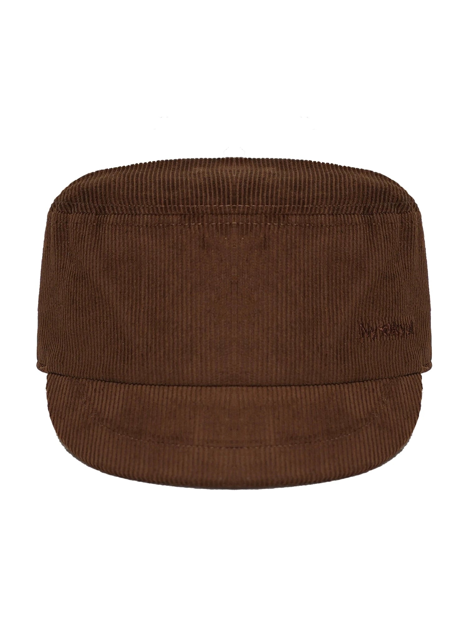 Embroidered Corduroy Retro Riding Cap