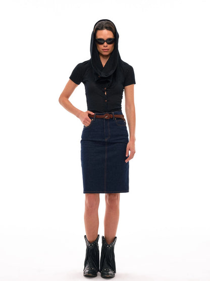 Fine Merino Wool Knit Cardigan With Convertible Collar