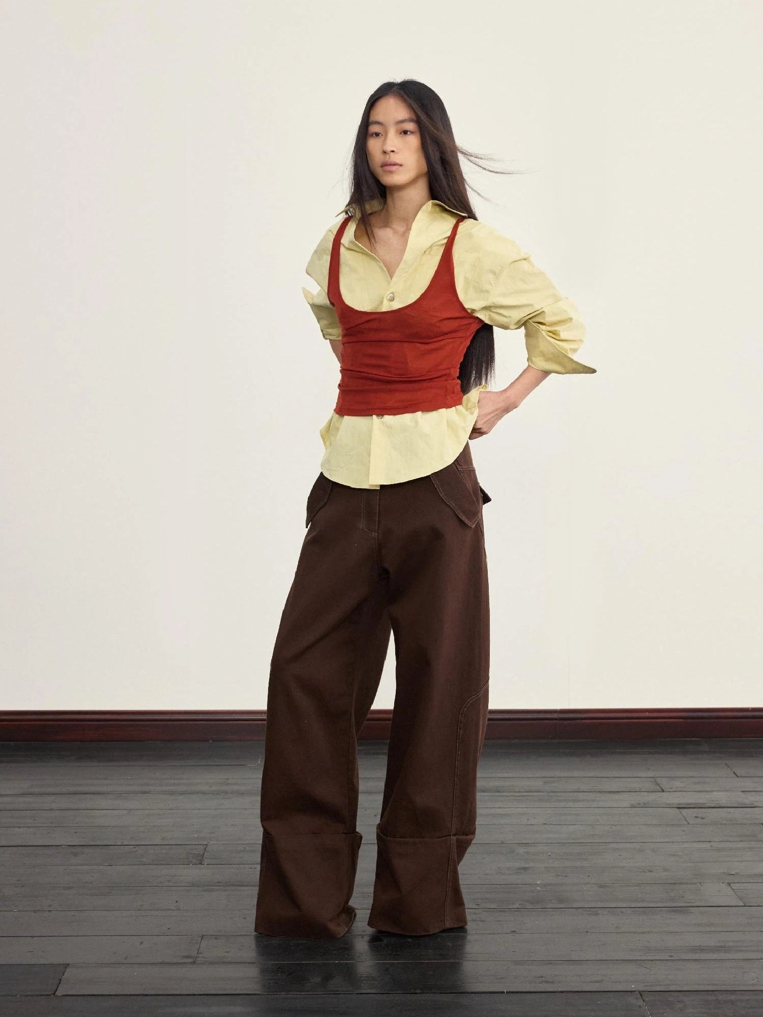Fine Rib Knit Camisole Top
