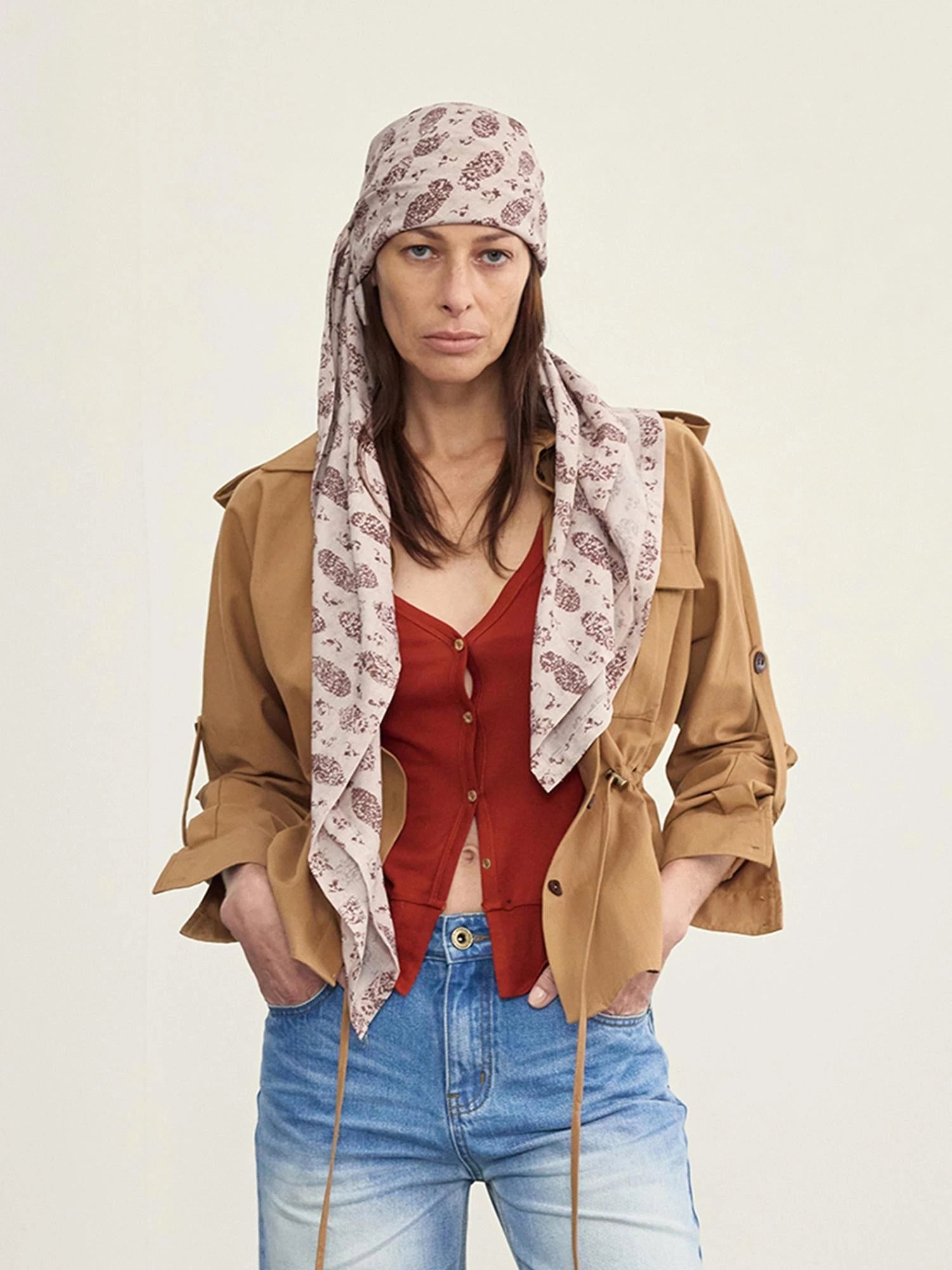 Gypsy WaisT-shirt Jacket Adjustable Sleeves Seamless Shoulder