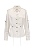 Gypsy WaisT-shirt Jacket Adjustable Sleeves Seamless Shoulder