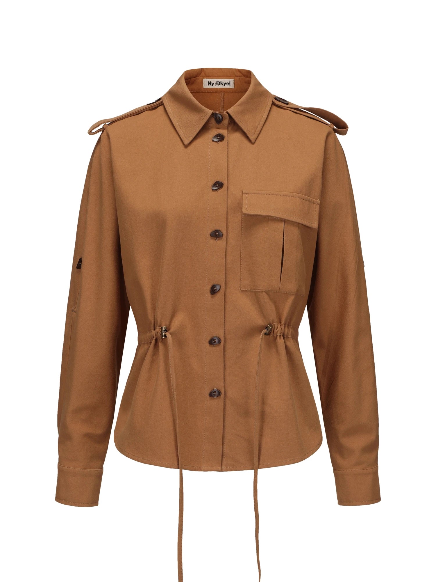 Gypsy WaisT-shirt Jacket Adjustable Sleeves Seamless Shoulder