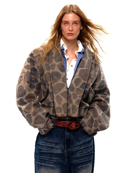 Layered Plaid Shirt Collar Knit Top