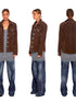 NyDkyel Leopard Reversible Embossed Buttons British Women&