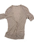 Low Cut V-neck Merino Cardigan With Wooden Buttons
