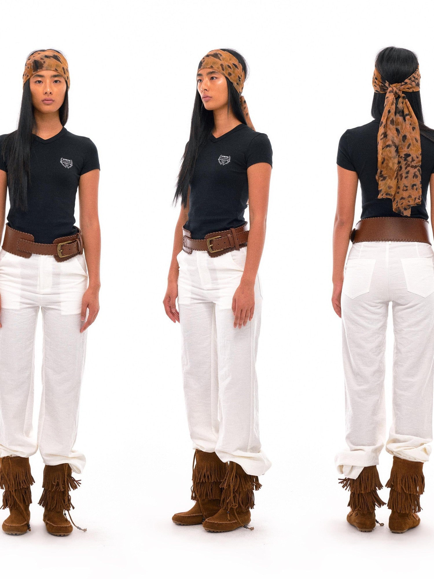 NyDkyel Misty Lightweight Leopard Print Multifunctional Women&