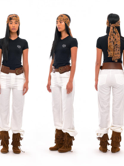 NyDkyel Misty Lightweight Leopard Print Multifunctional Women&