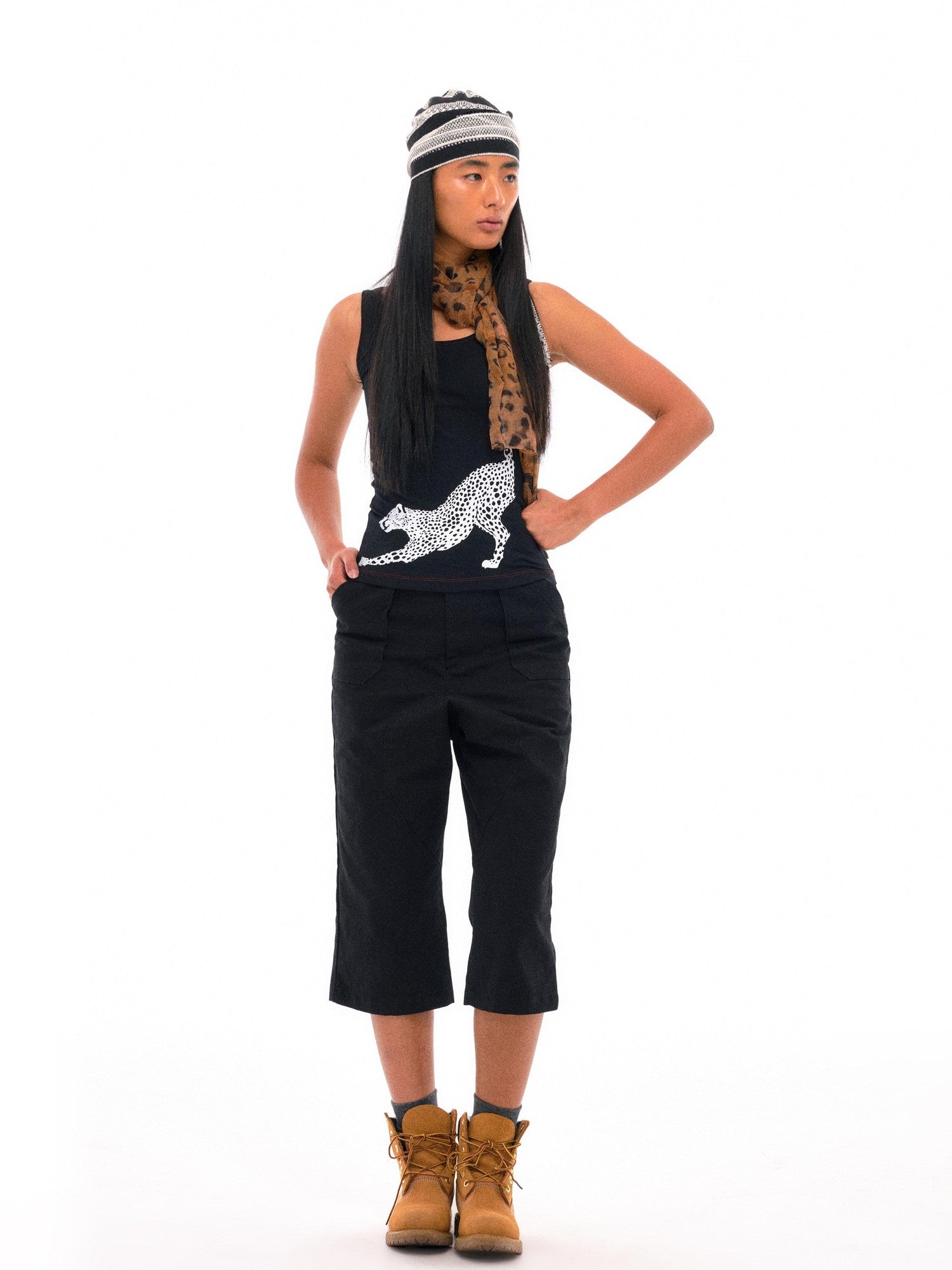 NyDkyel Misty Lightweight Leopard Print Multifunctional Women&