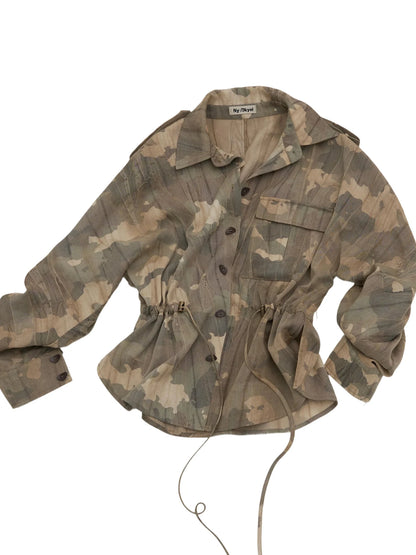 Moss Camouflage Adjustable WaisT-shirt Sleeve Length Option