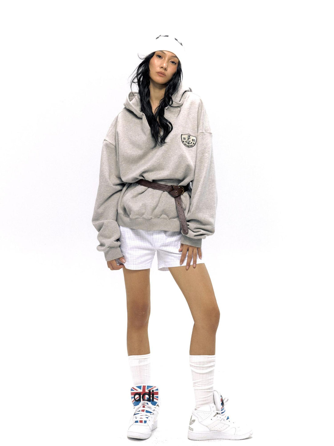 NyDkyel Multi Waistband Cotton Blend Shorts