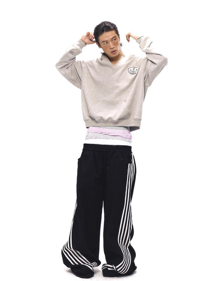 NyDkyel Multi Waistband Cotton Blend Shorts