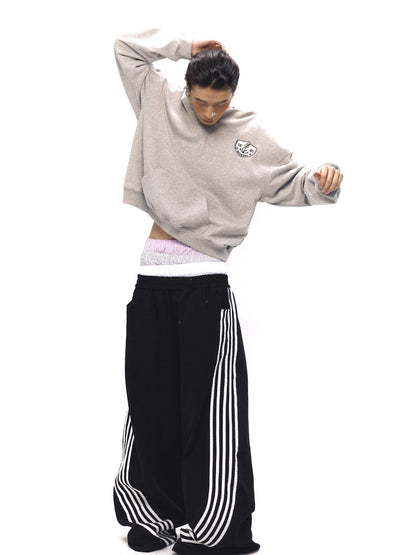 NyDkyel Multi Waistband Cotton Blend Shorts