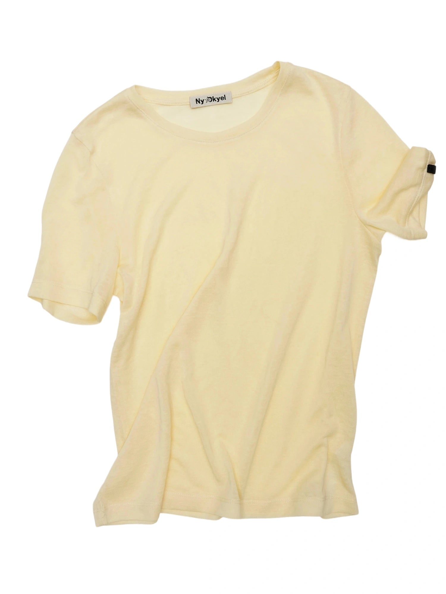 Nydkyel Blend Knit Tee Shoulder Seam Lightweight Layering