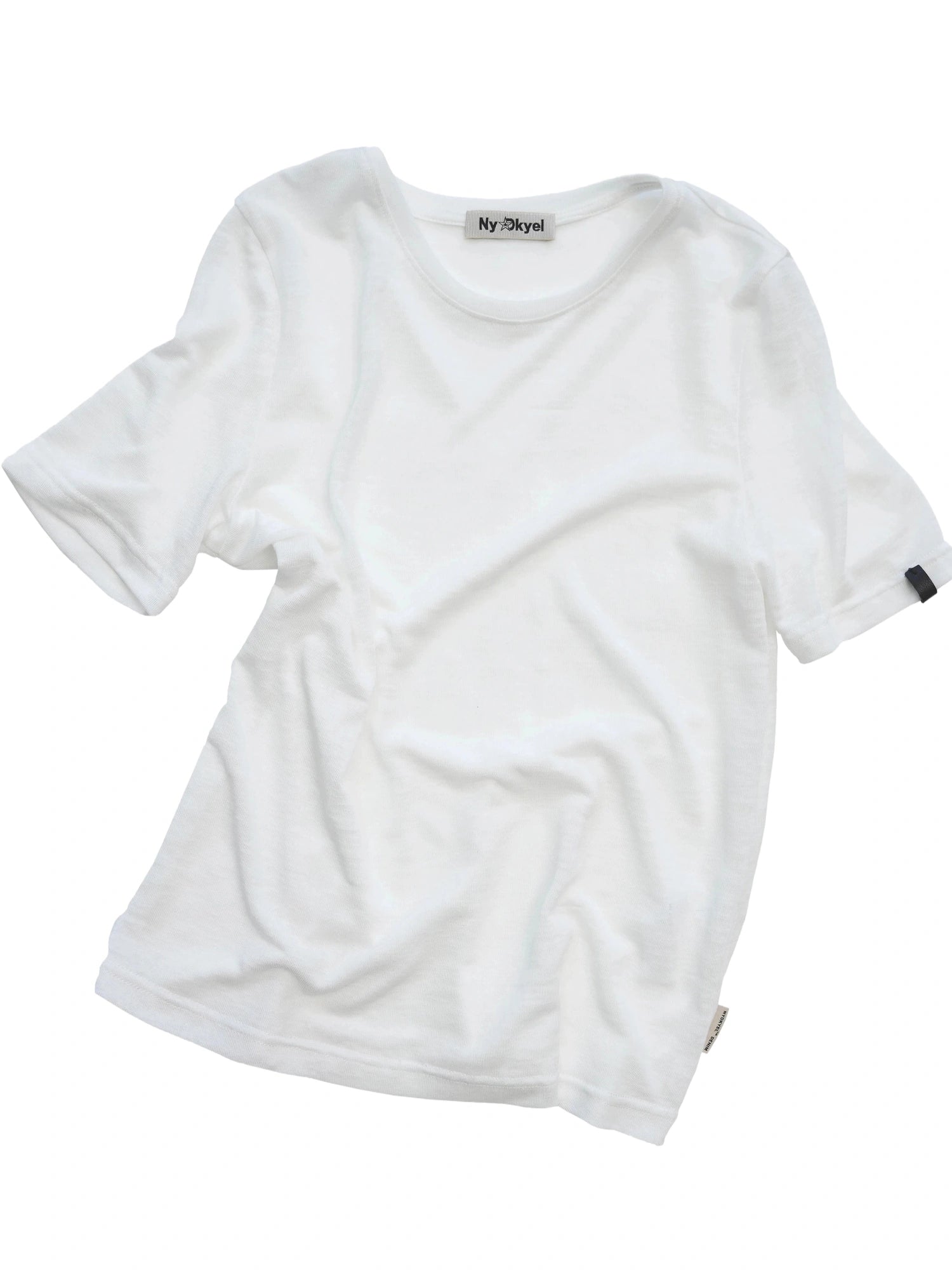 Nydkyel Blend Knit Tee Shoulder Seam Lightweight Layering