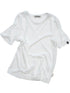 Nydkyel Blend Knit Tee Shoulder Seam Lightweight Layering