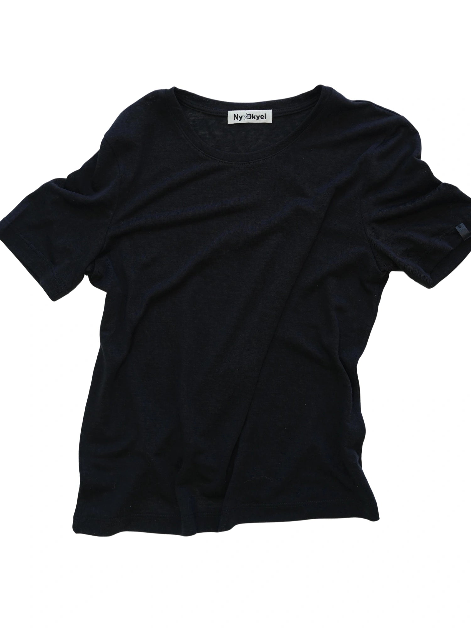 Nydkyel Blend Knit Tee Shoulder Seam Lightweight Layering