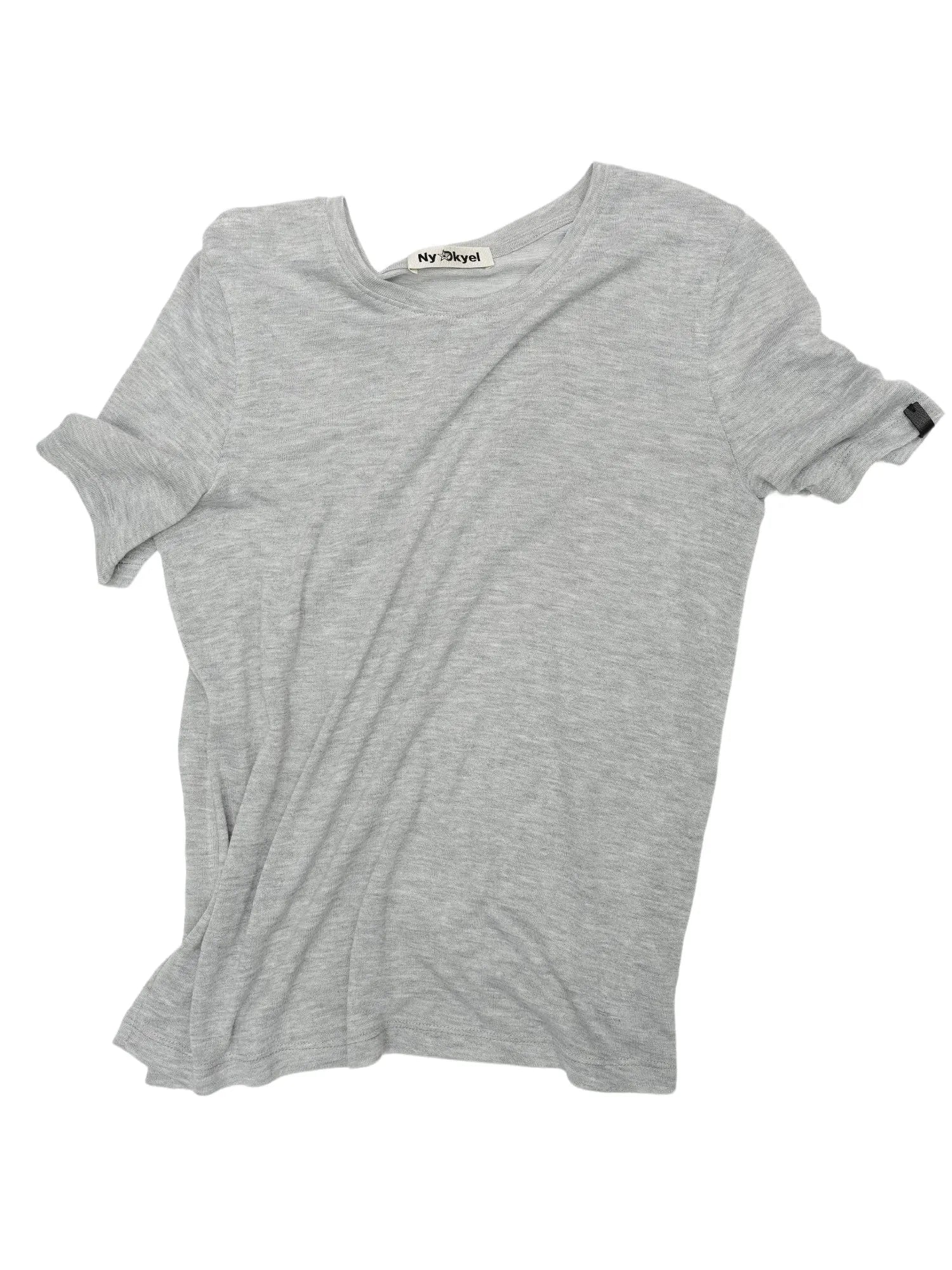 Nydkyel Blend Knit Tee Shoulder Seam Lightweight Layering
