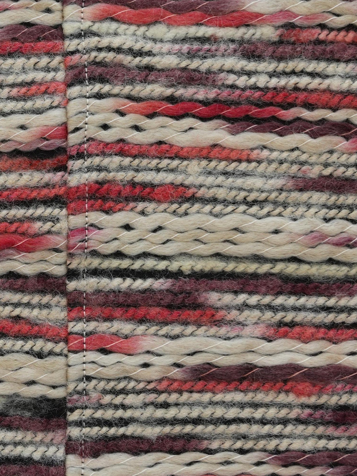 NyDkyel Red White Colorblock Striped Women&
