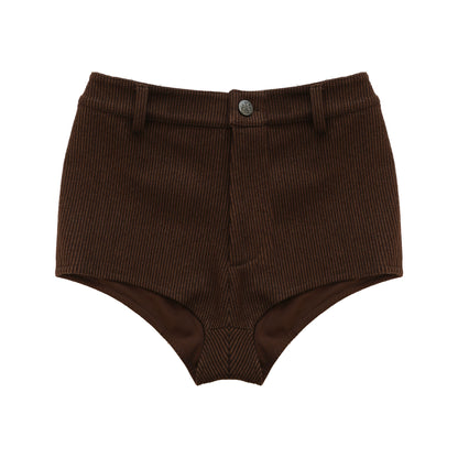 NyDkyel_Retro_Brown_Striped_Waist_Defining_Blazer_Set_MISSTT