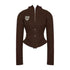 NyDkyel_Retro_Brown_Striped_Waist_Defining_Blazer_Set_MISSTT
