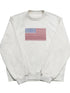 Retro Qr Code Print Crewneck Sweatshirt