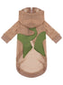 Retro Star Patch Hooded Jacket For Whippet