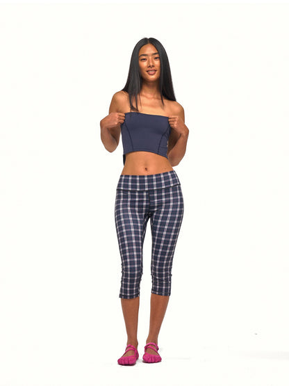 NyDkyel Reversible Cross Twist Knot Cropped Strappy Women&