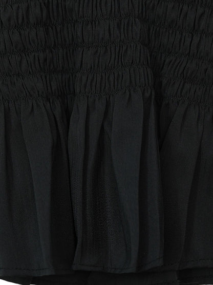 NyDkyel Sculpted V-Neck Vest with Peplum Hem