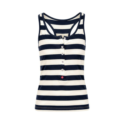 NyDkyel_Striped_Contrast_Anchor_Button_U_Neck_Slim_Cropped_Women&