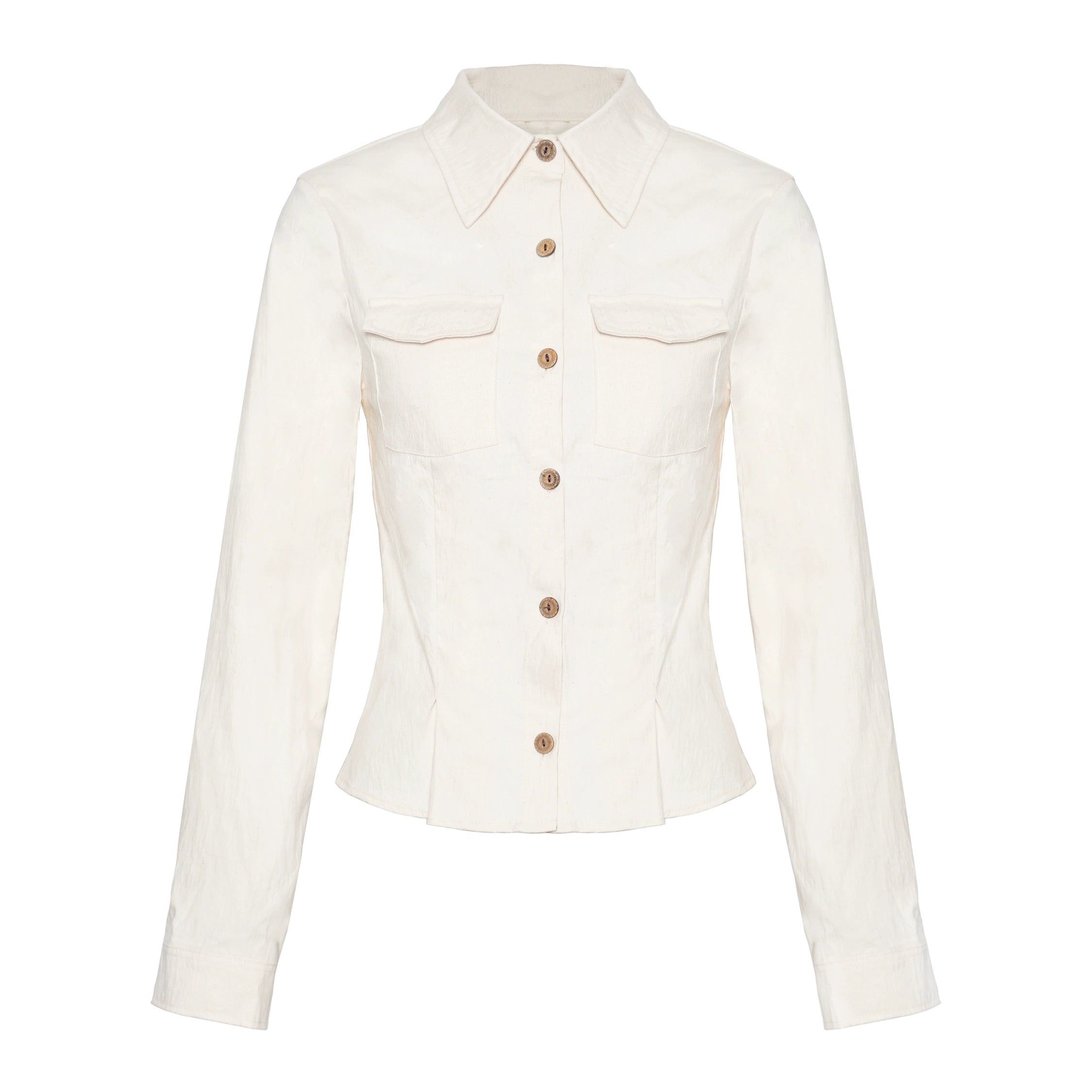NyDkyel_Tailored_White_Paper_Feel_Shirt_With_Waist_Definition_V-Neck_T-Shirt_Long-Sleeve_MISSTT