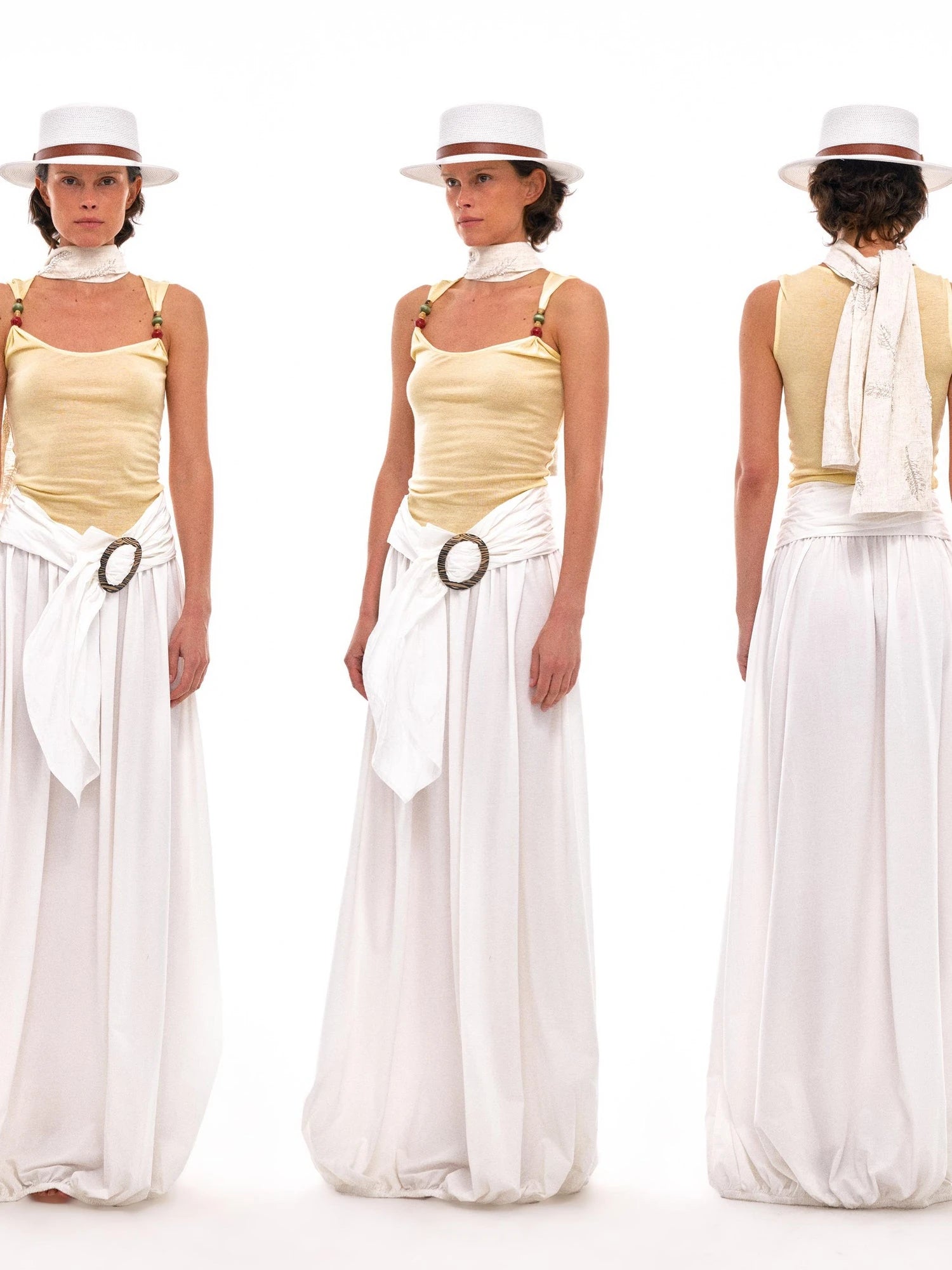 Tencel Wool Beaded Camisole Four Colors