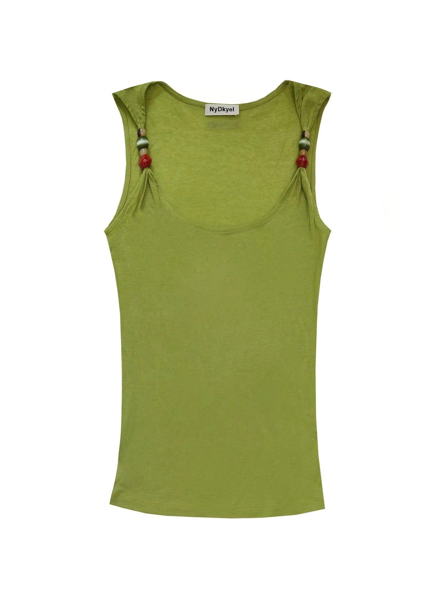 Tencel Wool Beaded Camisole Four Colors