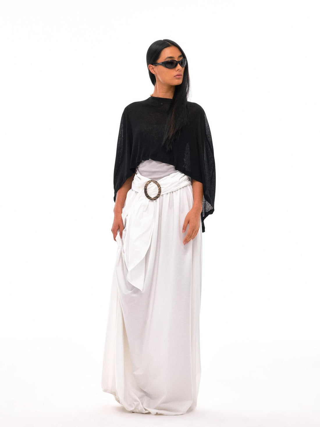 Tencel Wool Cape Sun Protection Shrug Top