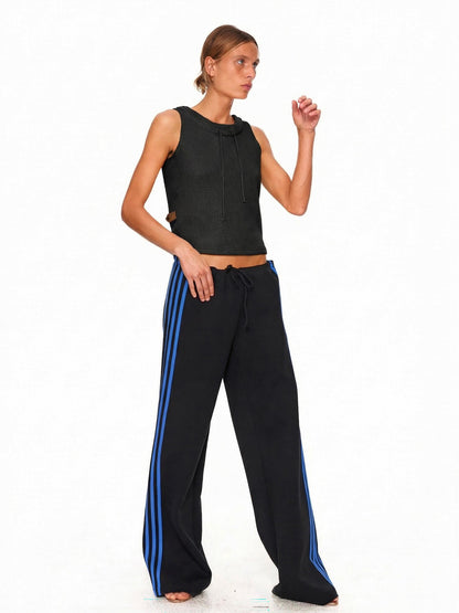 NyDkyel Textured Knit Dual Knot Drawstring Adjustable Women&