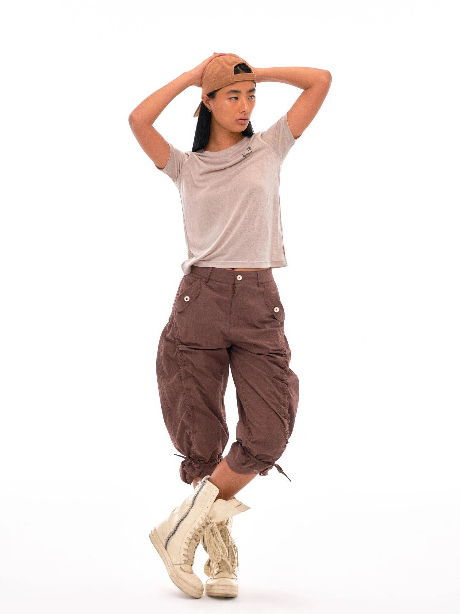 Tribal Feather Print T-shirt In Tencel Blend