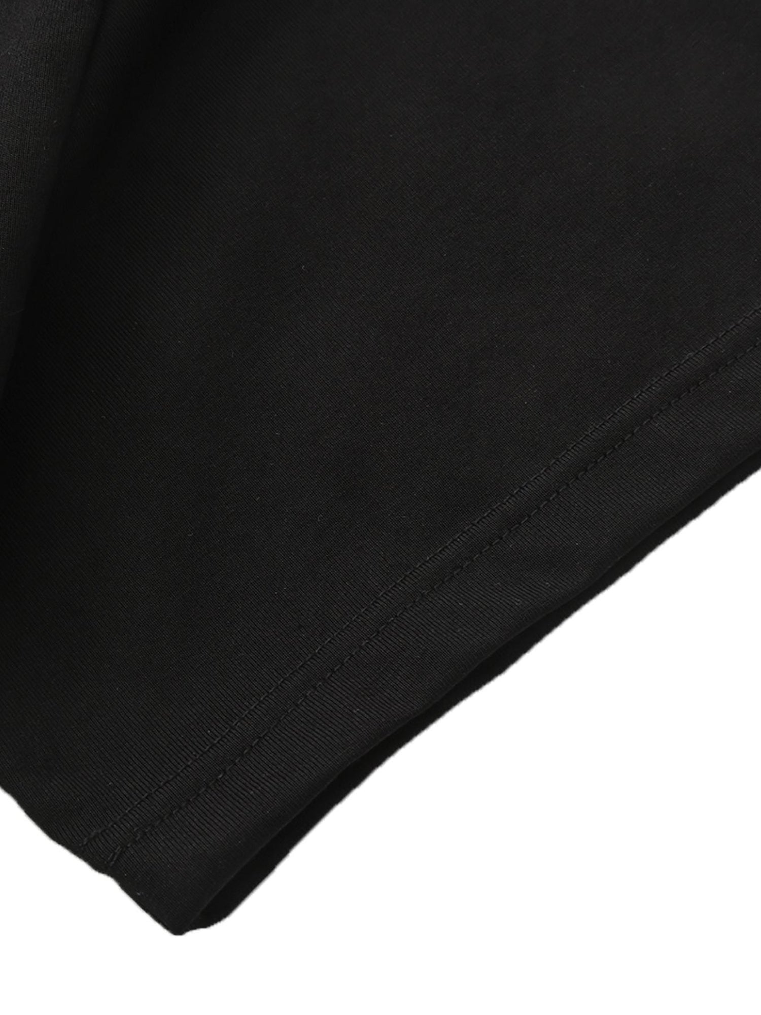 NyDkyel Two Sided Ribbed Crop Tee with Reverse Wear Design