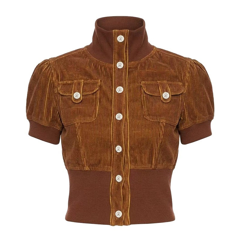NyDkyel_Two_Tone_Special_Craft_Stand_Collar_Waist_Cinch_Women&