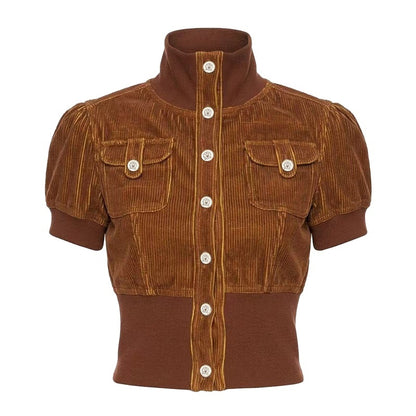 NyDkyel_Two_Tone_Special_Craft_Stand_Collar_Waist_Cinch_Women&
