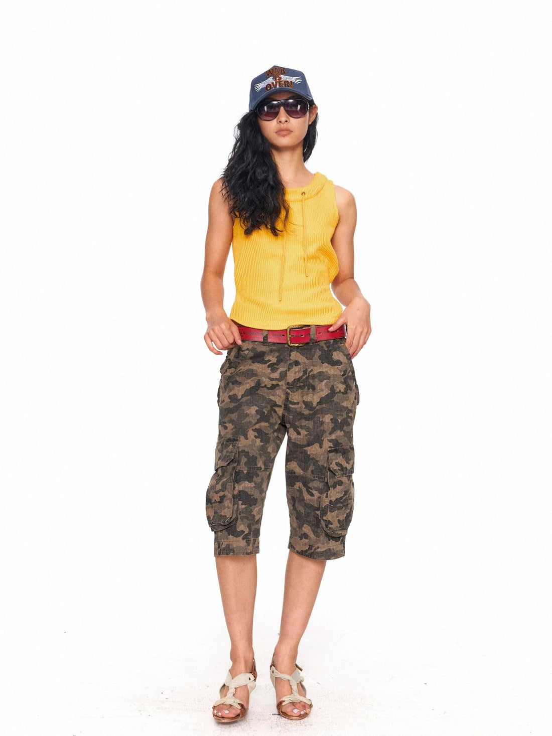 NyDkyel Utility 3d Pocket Military Camo Women&