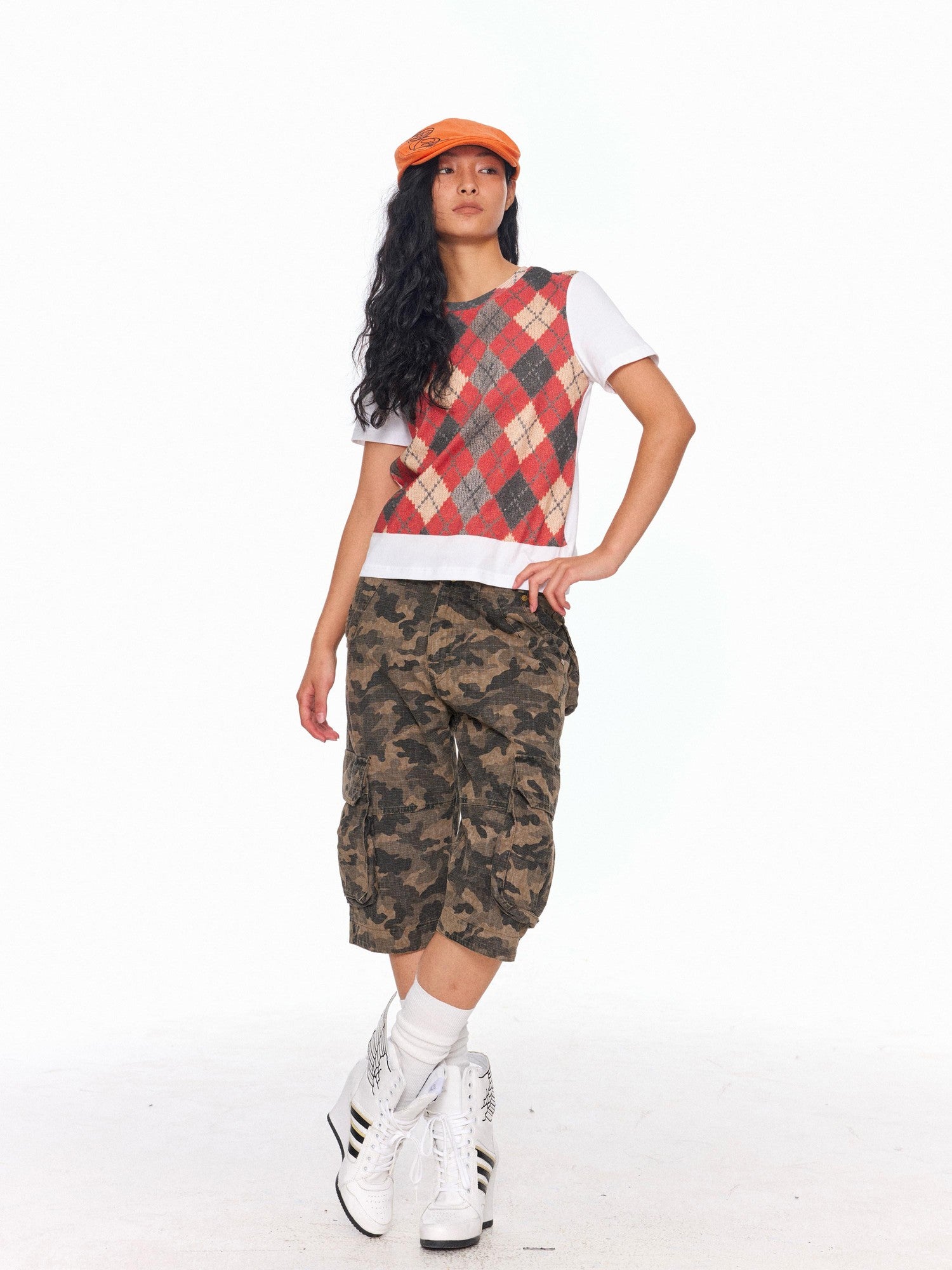 NyDkyel Utility 3d Pocket Military Camo Women&