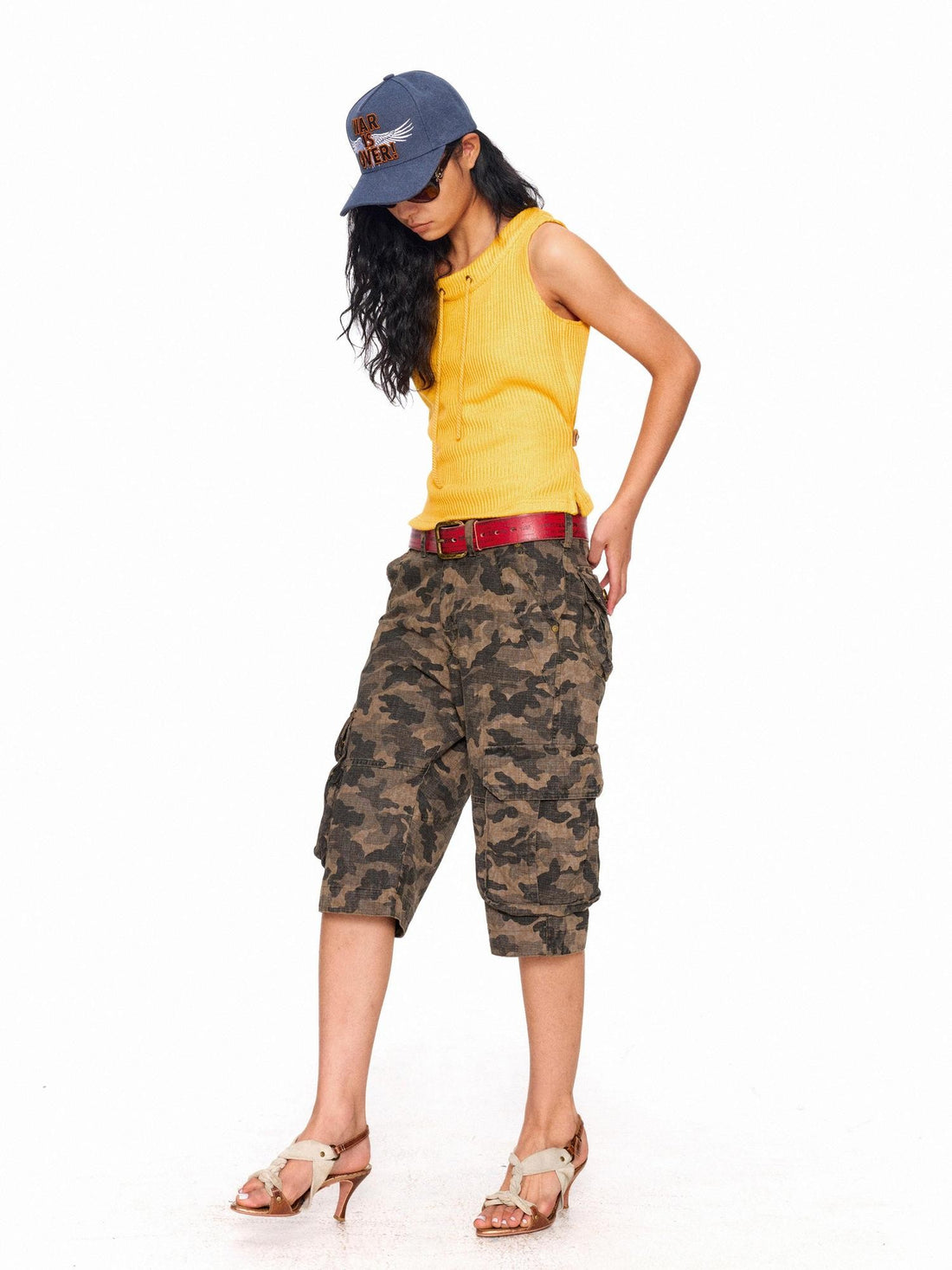 NyDkyel Utility 3d Pocket Military Camo Women&