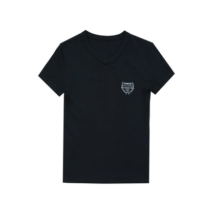 NyDkyel_V-Neck_Fitted_Cotton_T-Shirt_with_Back_Seam_and_Logo_Print_MISSTT