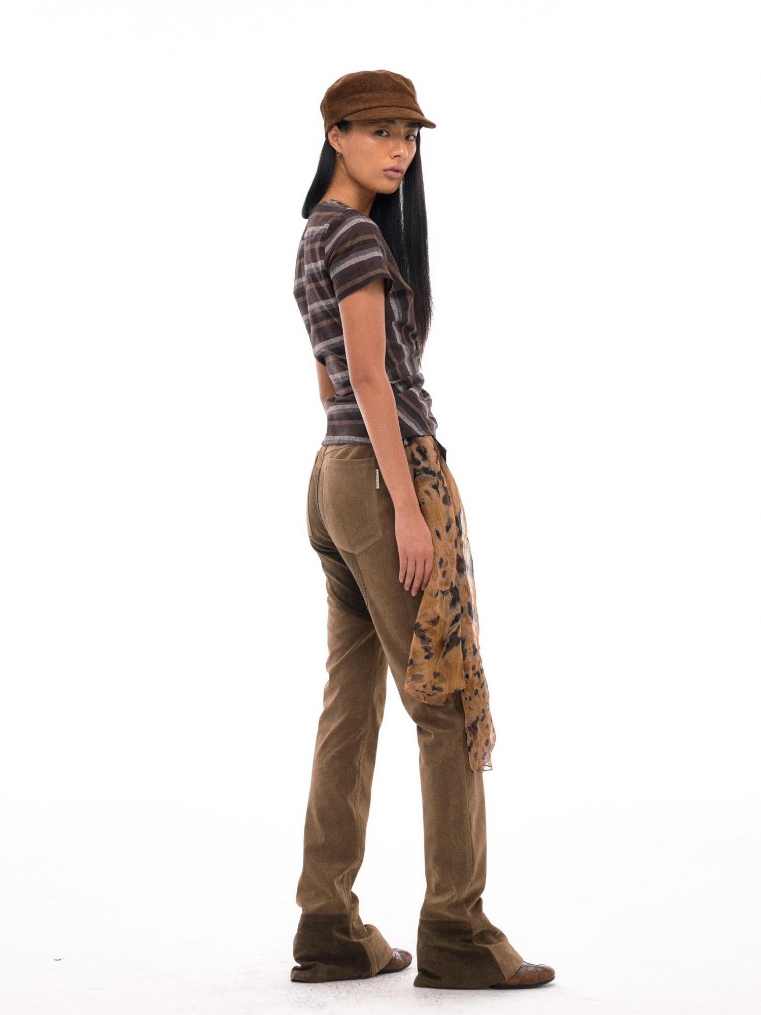 NyDkyel V-Neck Wrap Linen Blend Cropped Tee