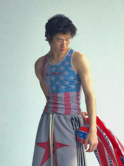 Vintage 80s Graphic Print Tank Top