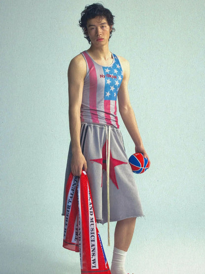 Vintage 80s Graphic Print Tank Top