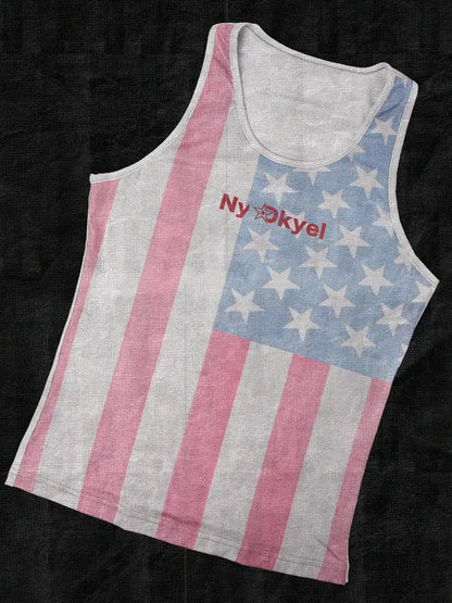 Vintage 80s Graphic Print Tank Top