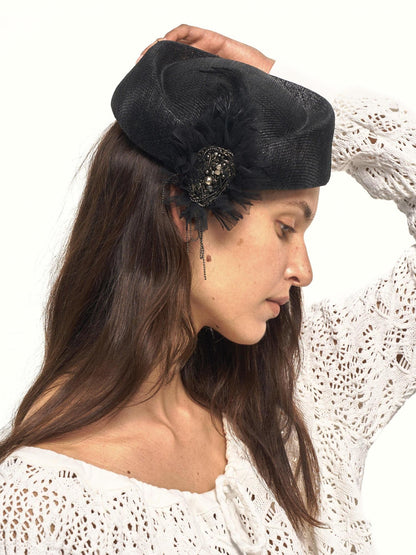 NyDkyel Vintage Beaded Tassel English Women&