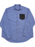 Vintage Blue Plaid Oversized Unisex Shirt