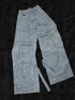 Vintage Washed High Weight Cotton Multi Pocket Jeans