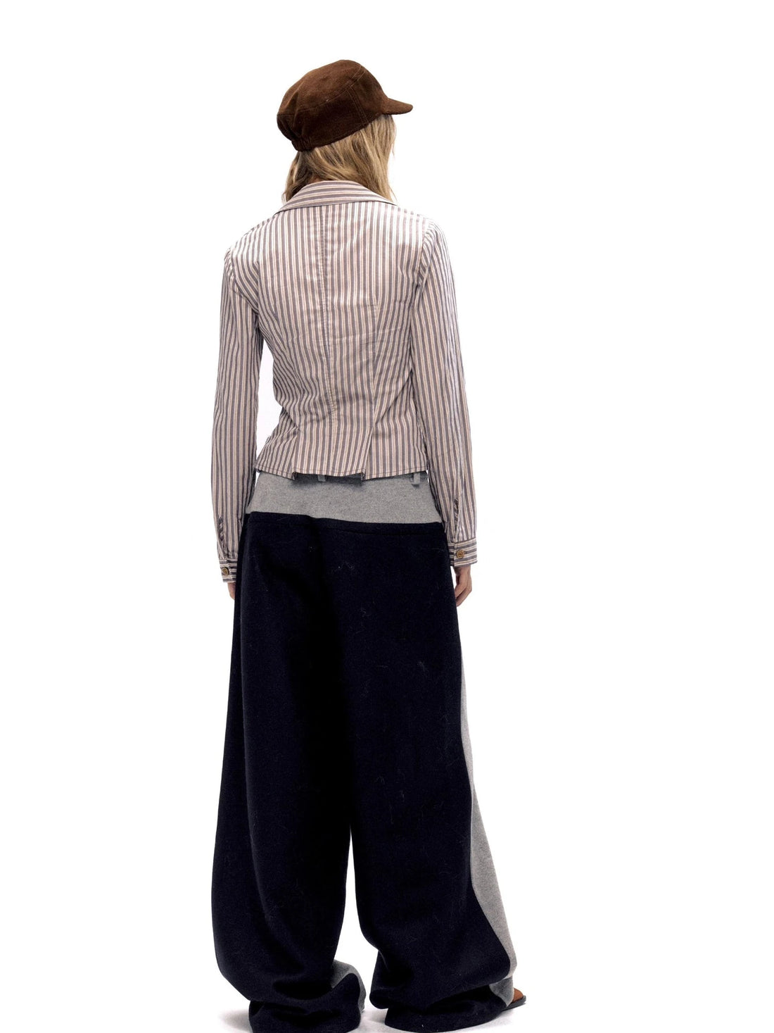 Vintage Western Striped Cotton Shirt